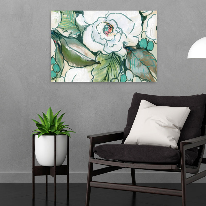 Art floral contemporain Sage Garden, H 24 po x l 16 po