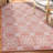 Chebia Geometric Terra/Cream Indoor & Outdoor Area Rug-25656314