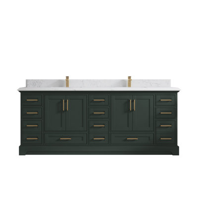 Ensemble de meuble-lavabo double 84 po