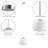 1-Light Dimmable Integrated LED Pendant-951357408-951357409