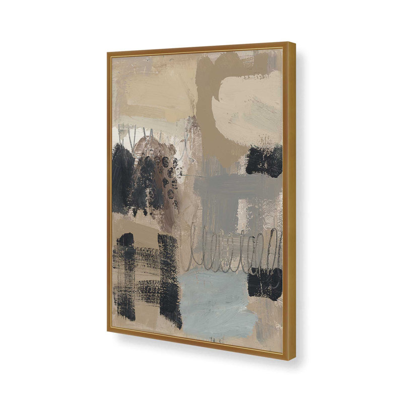 Terre et ombre II, reproduction, Or poli, H 21,25 po x l 17,25 po