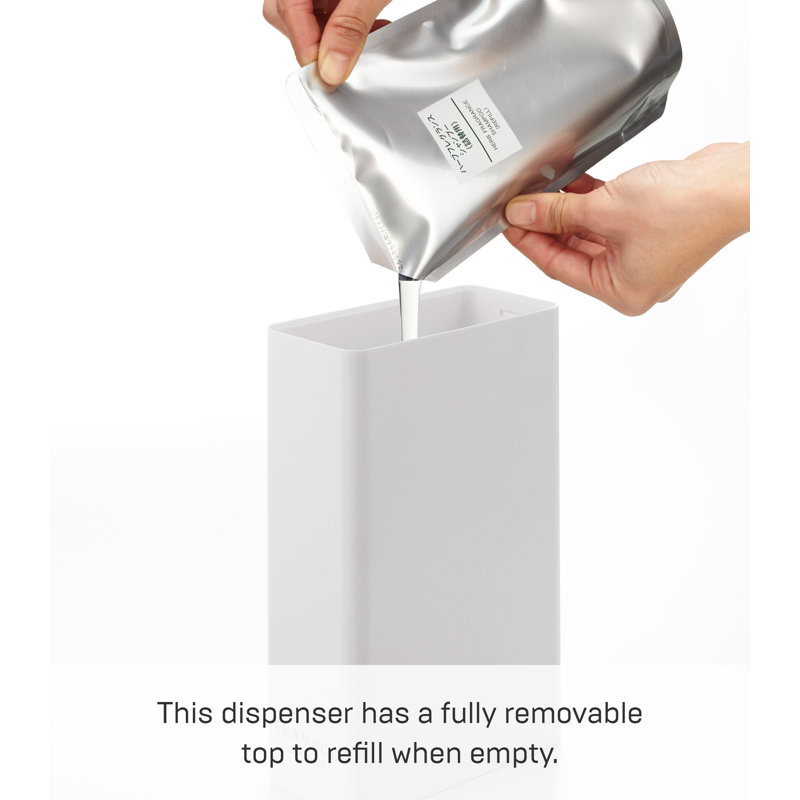 White Rectangular Minimalist Body Soap Dispenser