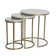 Alexy Marble Nesting End Table