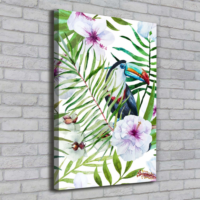 Hawaiian Pattern - Wrapped Canvas Print