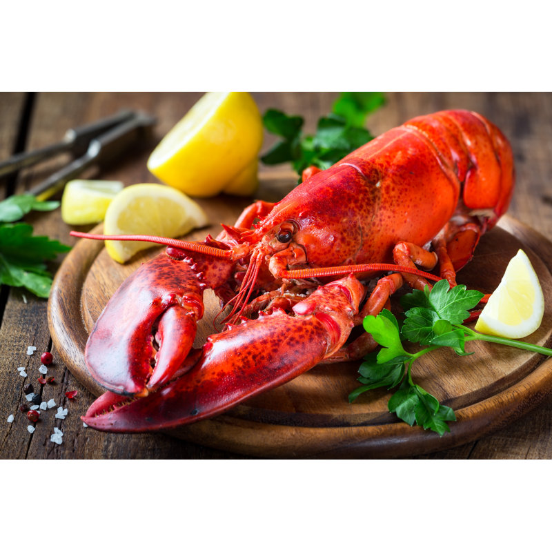 Red Lobster - Wrapped Canvas Print, 122cm H x 122cm W x 3.8cm D