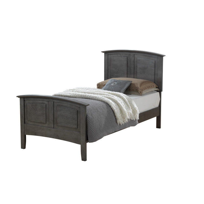 Chene Low Profile Bed, Twin, Gray