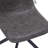 Matthew Leather Dining Side Chair With 360-Degree Swivel And Powder-Coated Iron Legs Matthew Collection-134529384-144607885