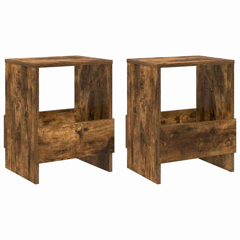 Wood Free Standing Magazine Rack, Brown