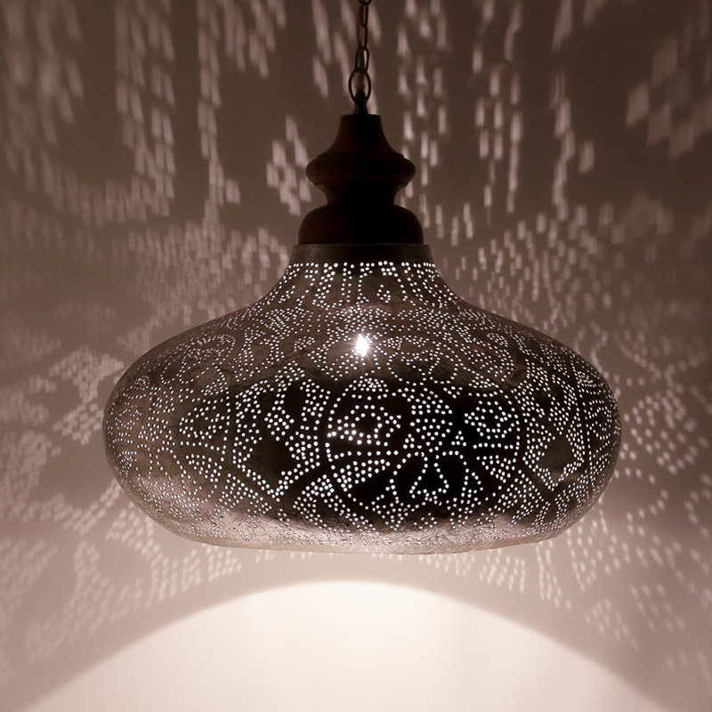 Chea 1 - Light Dome Pendant, Silver