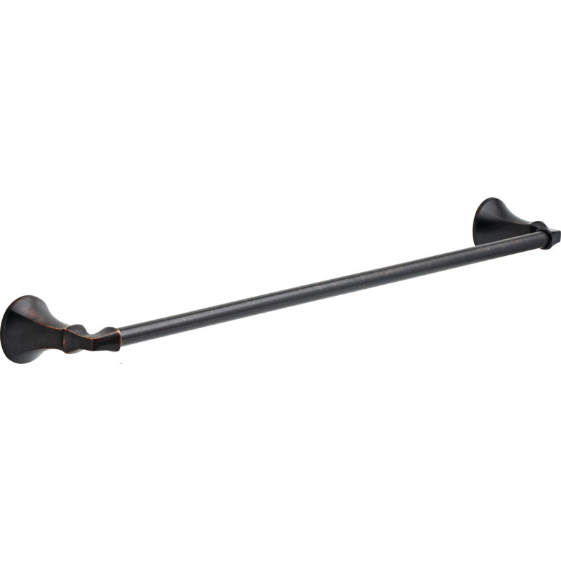 Ashlyn 24 in. Wall Mount Towel Bar Bath Hardware Accessory, Venetian Bronze