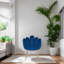 Fauteuil en velours Yeldem-1816063457