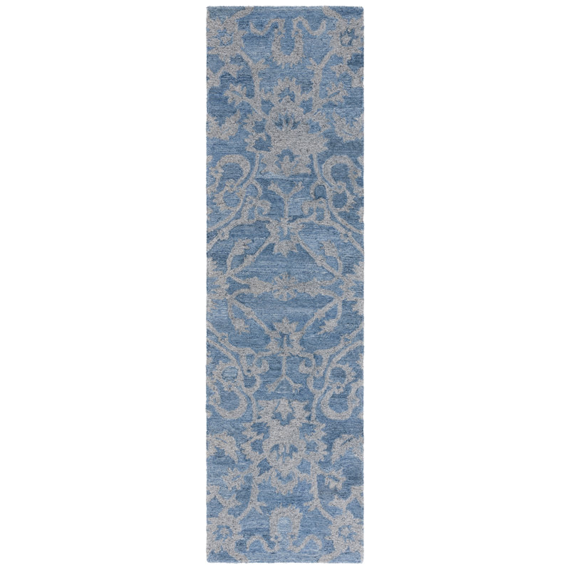 Joshu Tufted Performance Performance Floral Rug, Runner 2'3" x 8'