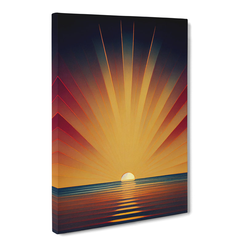 An Sunrise Vol.4 - Wrapped Canvas, 76cm H x 50cm W x 3cm D