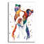Art mural en verre Red Barrel Studio «Rainbow Dogs Red Boston Terrier» par Lindsay Kivi-1390863468