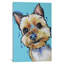 «Hippie Hound Studios», reproduction d'art sur toile tendue «Yorkie Jaxson»-72436539-72436538-72436542