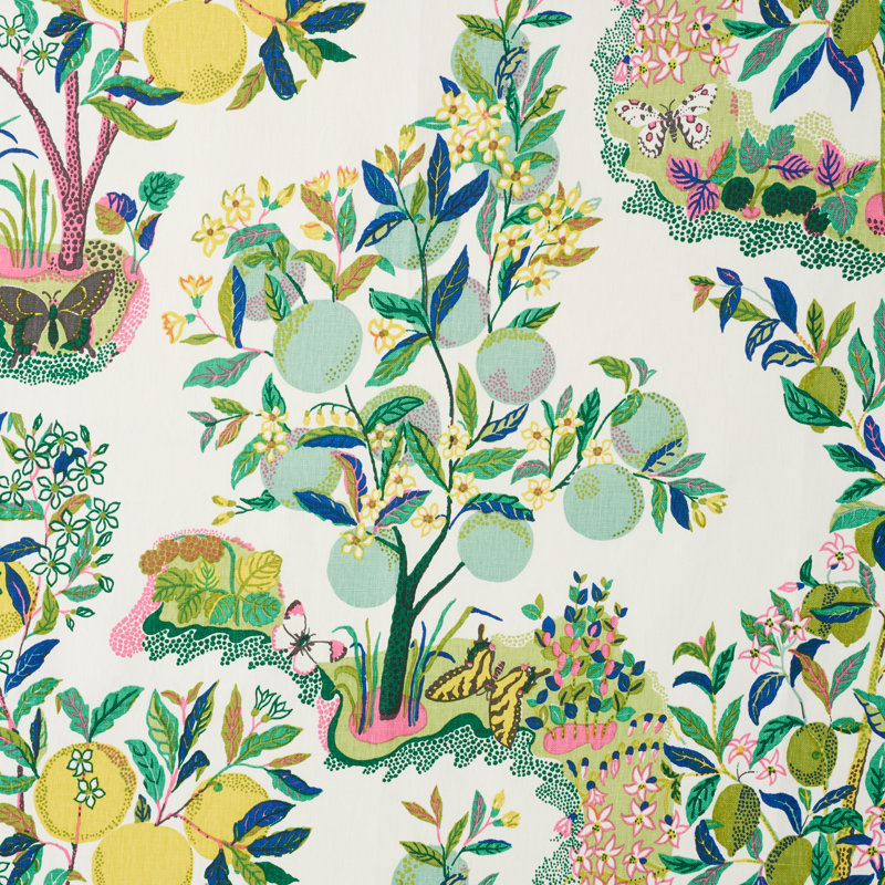 Citrus Garden Fabric, Lime