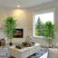 Ensemble de 2 ficus artificiels en pot-1996920193