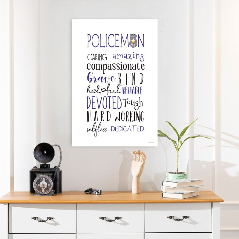 Police, art abstrait contemporain, H 24 po x l 16 po