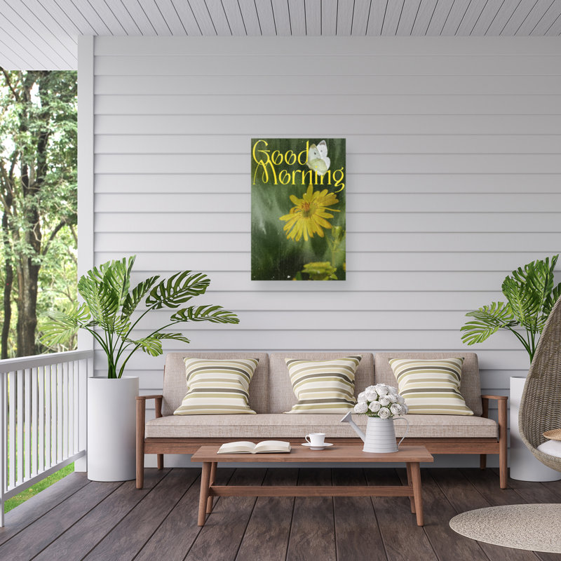 Omar ELMOUDDEN Good Morning Poster Outdoor  Canvas, H 22 po x l 32 po