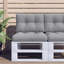 Coussin de palette vidaXL en polyester anthracite standard-234231427-213871861