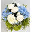 Hydrangea With Peony, Rose And Green Berries, Artificial Flower Arrangement By 