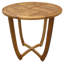 Table d'appoint d'extérieur ronde en bois d'acacia-130481184