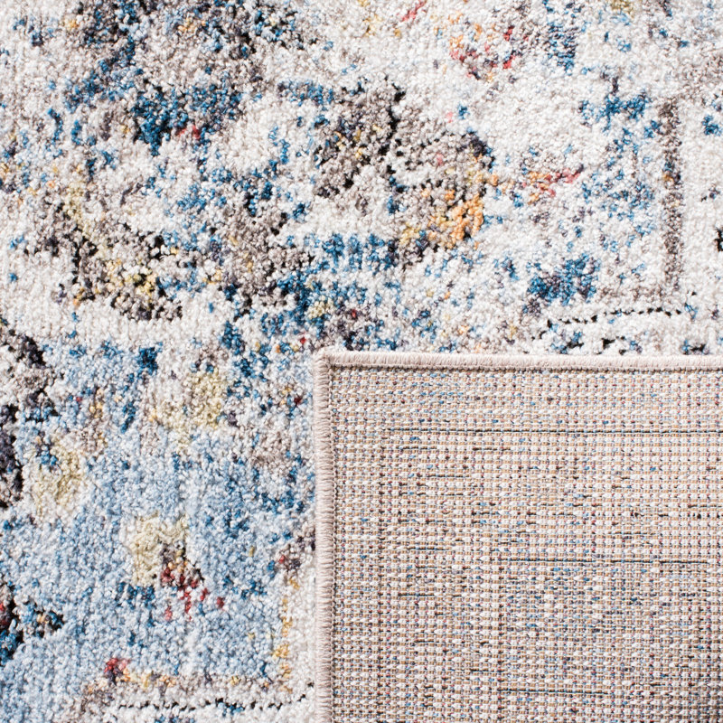 Gardner Performance Abstract Rug, Square 7'