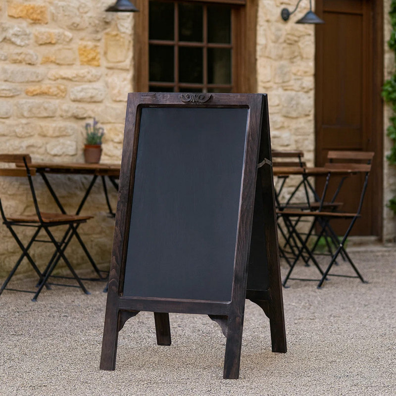 Free-Standing Chalkboard, 25.2" x 19.7"