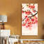 Composition de cerisier en fleurs sur verre