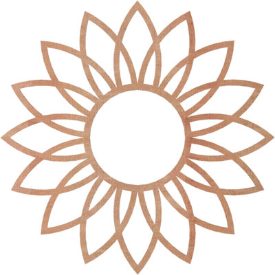 Médaillon de plafond en bois Daisy