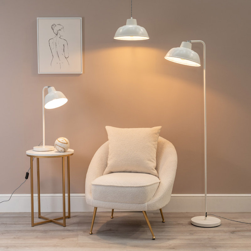 Riah 1 - Light Pendant, White, No