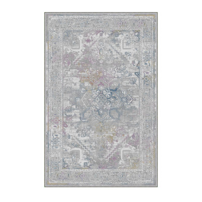 Luxurious 3D Printed Area Carpet, 5.9 x 9.2 Feet | 100% Polyester, 0.3 in Pile Height, 650 g/m² | Antibacterial & Non-Slip Underside, Machine Washable for Easy Care | Perfect for Living Room, Bedroom, or Office Décor