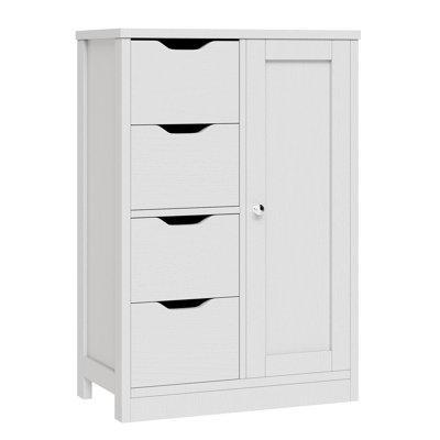Armoire de rangement autoportante pour salle de bain
