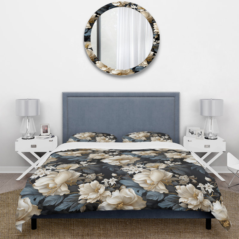 Ensemble de housse de couette Urban Victorian Chic Victorian, Housse de couette pour grand lit et 2 taies décor