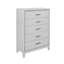 ENSEMBLE DE CHAMBRE COMPLÈTE 5PCS BLANC