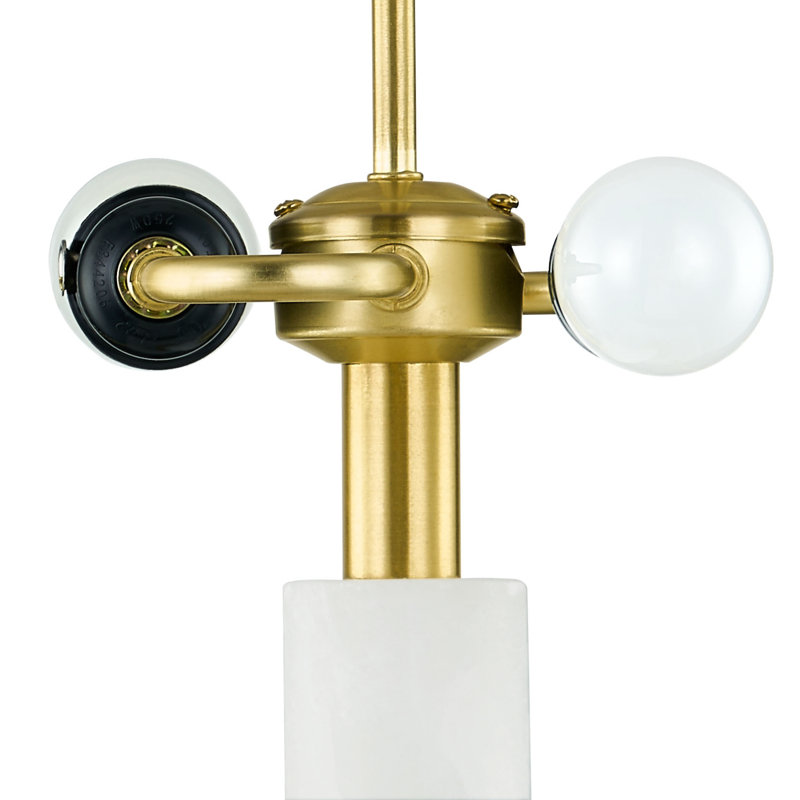 Shibata 26'' Alabaster Table Lamp with USB