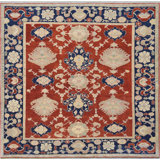 One-of-a-Kind 7'9" X 8' Hand Knotted Area Rug