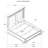 Mckinney California King LED Light Panel Bed Vintage White-122899767
