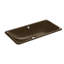 Iron Plains®Trough Rectangle Dual Mount Bathroom Sink with Overflow-557951687