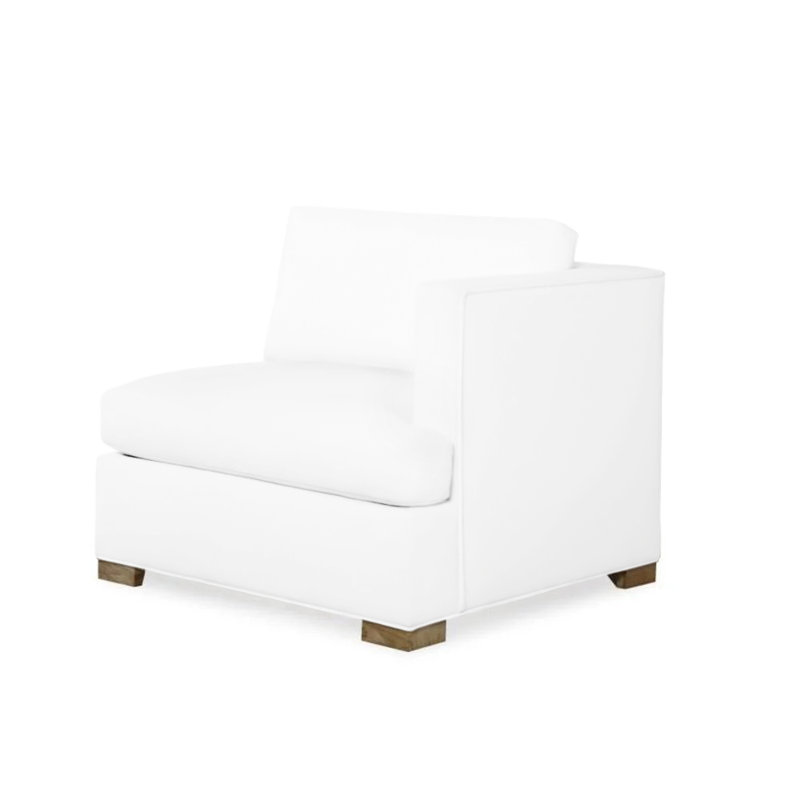 Landon Outdoor Patio Sectional, Snow 71630L10