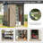 Outdoor 5 ft. W x 3 ft. D Material Storage Shed-91585454