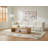 Enso 126'' Velvet Sofa-1533001345