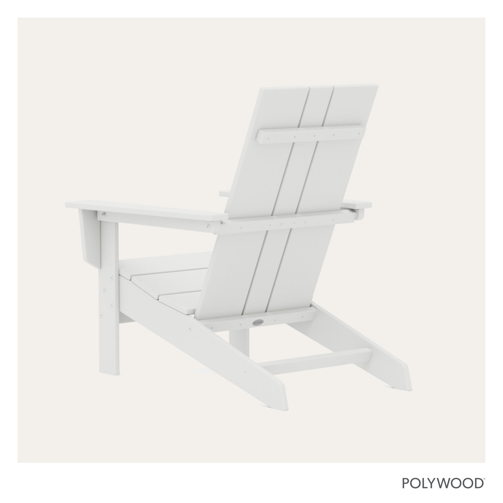 POLYWOOD® Adirondack Chair, White