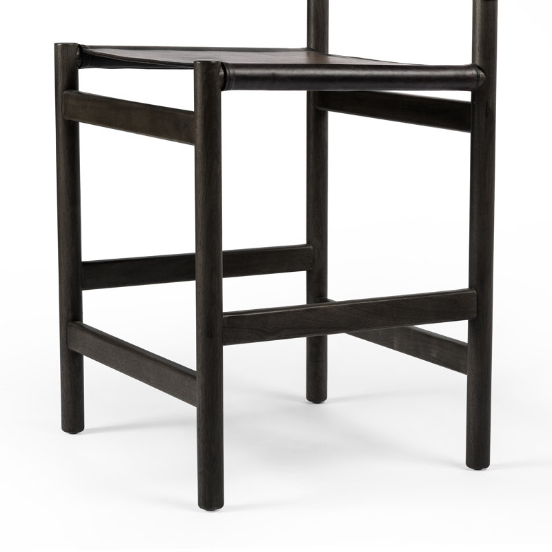 Kena Stool-Sonoma Black-Counter, Black, Black, Counter Stool (26.5" Seat Height)