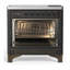 Majestic III Series 36 Inch Induction Range with 6 Induction Elements in Matte Graphite (Chrome Trim)-618479957-618479963