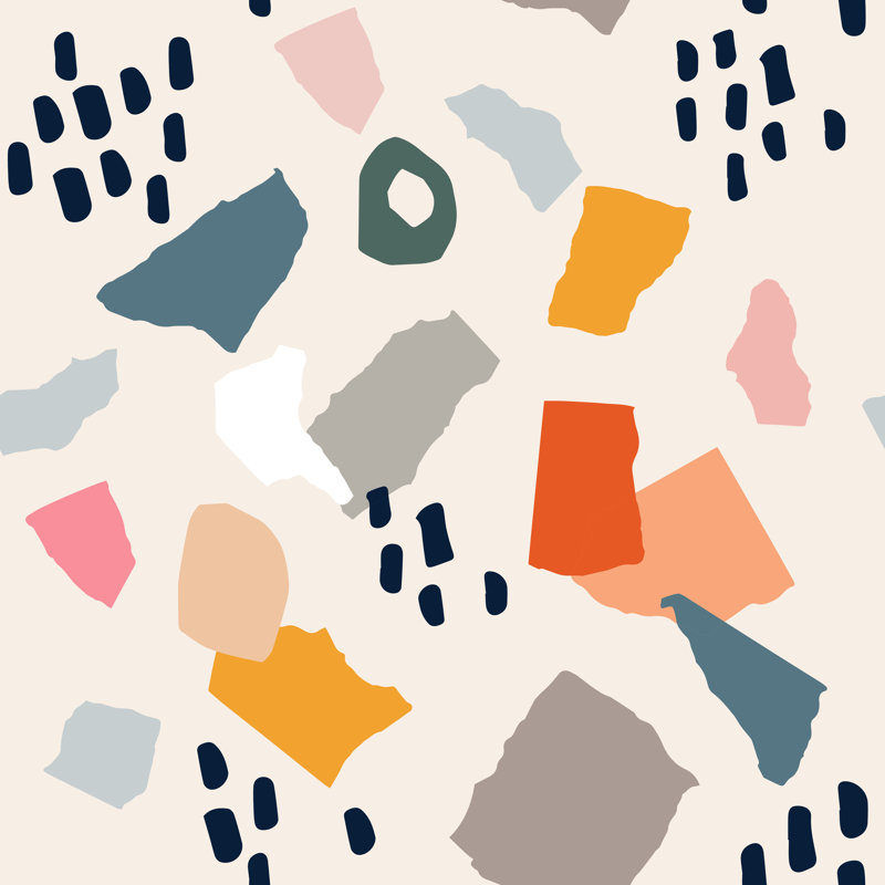 Matawan Torn Paper - Wrapped Canvas Print, 51cm H x 51cm W x 3.8cm D