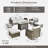 Allcot 5 - Person Wicker Outdoor Conversation Set, Patio Sofa Set with Fire Pit and Cushions-2031460945
