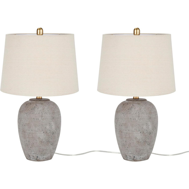 Ceramic Pot Table Lamp Set Of 2