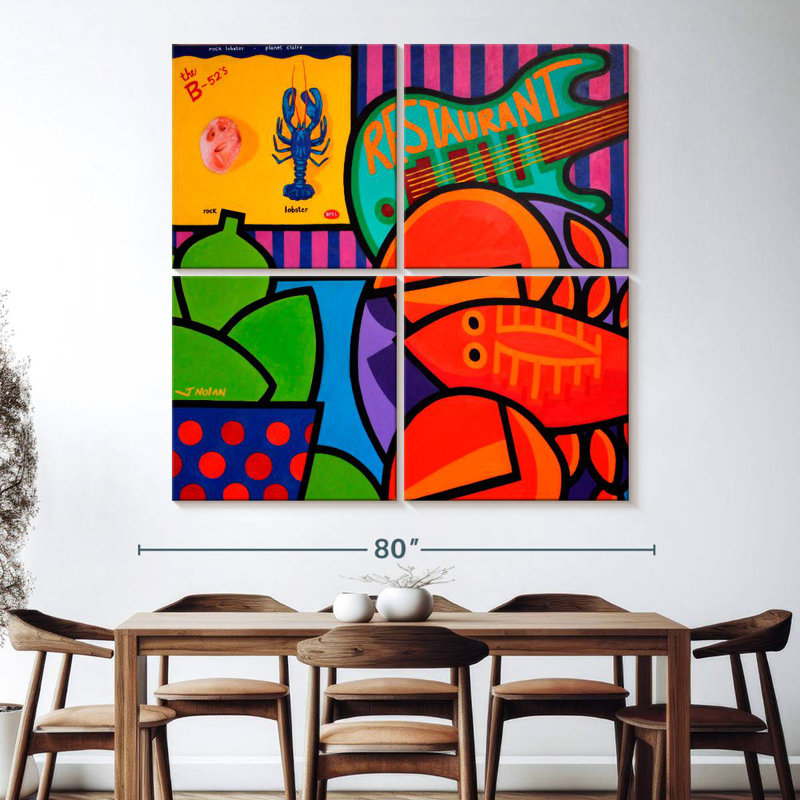 Yarlin «Homage to Rock Lobster», H 74 po x l 74 po