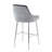 Upholstered Velvet Counter Stool-546801883-546801884
